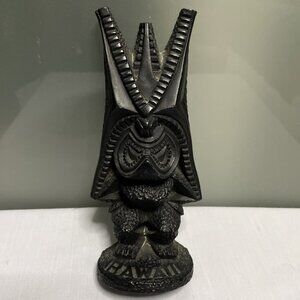 Coco Joes VintageKane Tiki God Lava Statue Figurine Hawaii Native Souvenir